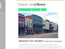Tablet Screenshot of downtowndifferent.com